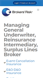 Mobile Screenshot of brokersrisk.com